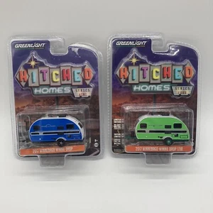 Greenlight Hitched Homes 2017 Winnebago Winnie Drop Green Chase &Blue standard - Picture 1 of 6