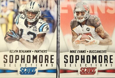 NFL - Sophomore Selections - Kelvin Benjamin #6 & Mike Evans #10 - 2015 Score - Image 1 of 2
