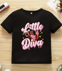 Girls Funny Graphic Tshirt Summer Top Size 3-4 - Picture 1 of 2