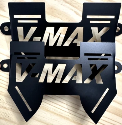 Vmax 1200 Intake/Carb cover Complete Set GLOSS BLACK (SS) - Image 1 of 3