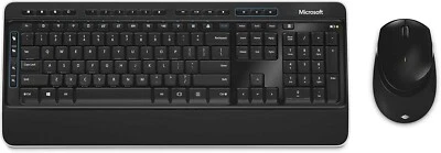Microsoft Wireless Keyboard 3050 Ergonomic Desktop Keyboard *Open Box* **AS-IS** - Image 1 of 3