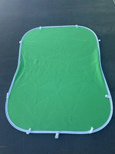 PHOTOFLEX FLEXDROP 2 REVERSIBLE CHROMAKEY BLUE GREEN 5x7 FOOT BACKDROP - Picture 1 of 9