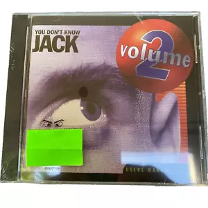 New Sealed You Don’t Know Jack Volume 2 CD Rom Computer Trivia Game User Manual - Picture 1 of 3