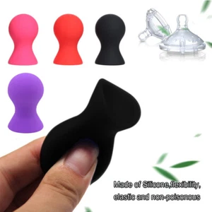 Vacuum Suction Enlarger Enhancer Soft Silicone Nipple Sucker Enlargement Cupping - Picture 1 of 15