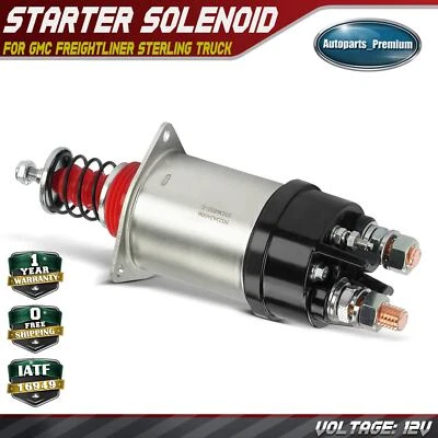12V Starter Solenoid Switch for GMC B6000 Freightliner International Harvester - Image 1 of 4