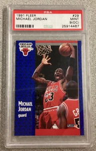 1991 FLEER #29 MICHAEL JORDAN PSA 9 (OC) (4467BIN) Graded Power - Picture 1 of 2