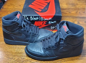 air jordan 1 retro high all black