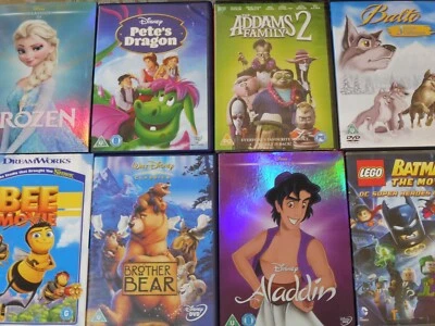 Disney & More DVD Assortment G - Frozen, Brother Bear, Aladdin, Pete's Dragon, - Image 1 of 4