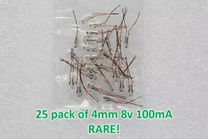 RARE (25) 4mm 8v 8 volt 100mA Radio Climate Control LCD backlight bulbs Lexus - Picture 1 of 3