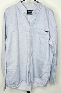 Wrangler Blue Long Sleeve Shirt Mens Size M - Bild 1 von 7