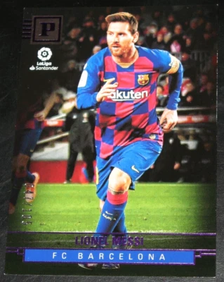 2019-20 Chronicles Panini La Liga Lionel Messi Purple # 047/105 FCB #424 - Image 1 of 3