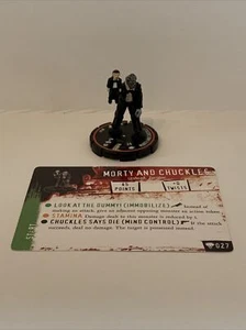 Horrorclix MORTY AND CHUCKLES #027 VETERANO FREAKSHOW HEROCLIX RPG D&D Wizkids - Imagen 1 de 2