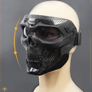 Tactical Airsoft Protective Goggle Mask Paintball Cycling Face Protective Helmet - Picture 1 of 12