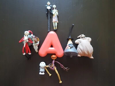 The Nightmare Before Christmas - Lot Of 8 Figures - Yujin - Touchstone Pictures  - Image 1 of 4