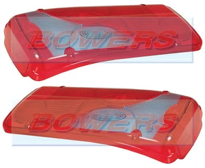 PAIR OF VIGNAL LC8 REAR TAIL LIGHT LAMP LENSES MAN TGA TGL TGM TGX LEFT & RIGHT - Picture 1 of 1