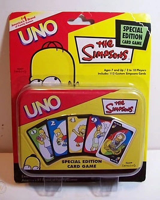 SIMPSONS UNO SABABA COLLECTOR'S TIN NEW FACTORY SEALED - Image 1 of 1