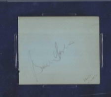 Bruce McLaren Race Car Driver Autographed Vintage Album Page PSA SLAB