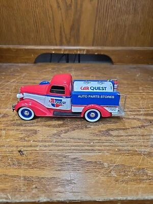 1936 Dodge Die cast Car Quest Tanker Truck 1:24 Coin Bank Liberty Classic W/Key  - Image 1 of 4