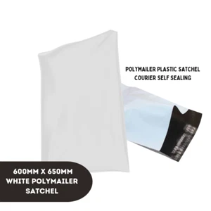 100pcs 600x 650mm Poly Mailer Plastic Satchel Courier Self Sealing Shipping Bag - Picture 1 of 10