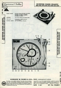 Vintage Sam's Photofact Folder Silvertone 528-66210 400-10-70, 610-12-20-21-22 SFF84 - Bild 1 von 1
