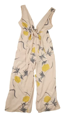 Mono de mujer blanco armario rosa amarillo gris floral talla XL Foto 1 de 4