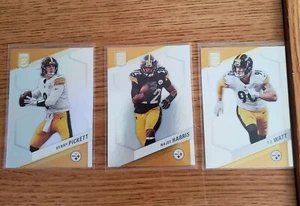 2023 Donruss Elite Base Card Pittsburg Steelers 3 Card Lot - Picture 1 of 6