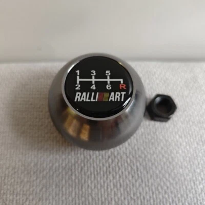 RALLIART 6SP OSCURO perilla de cambio MITSUBISHI LANCER EVO MIRAGE ECLIPSE Triton Foto 1 de 4