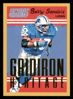 2015 Score Gridiron Heritage Gold #12 Barry Sanders - Image 1 of 2
