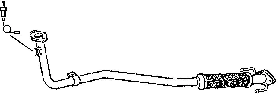 301349 TUBO DE ESCAPE PARA TOYOTA STARLET 1.3 1989-1996 Foto 1 de 1