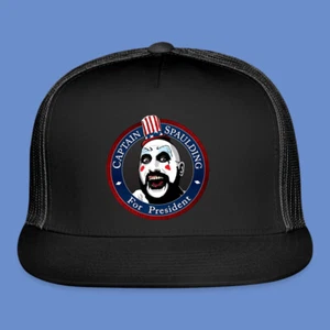 Gorra Captain Spaulding For President negra de camionero talla adulto - Imagen 1 de 5
