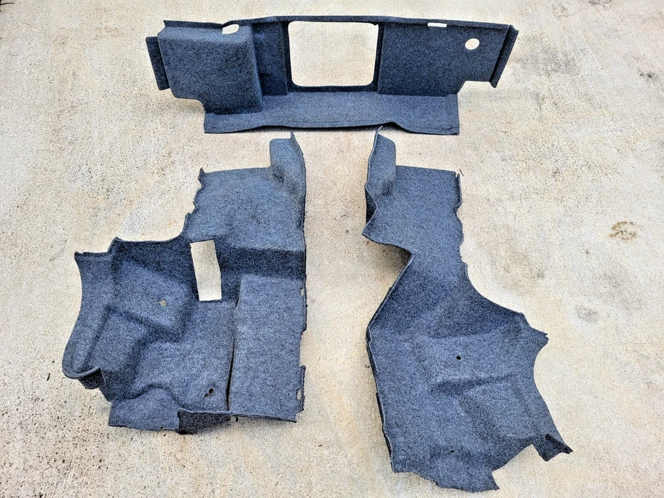 Alfombrilla de maletero convertible OEM BMW E46 forro delantero izquierdo derecho 330Ci 325Ci 86k Foto 1 de 4