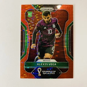 Alexis Vega Rookie (RC) 2022 Prizm FIFA WORLD CUP Qatar Mexico Red Breakaway /99 - Bild 1 von 5