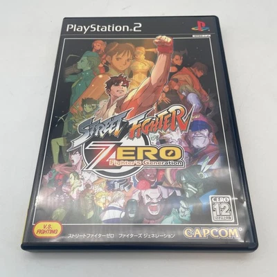 PS2 Street Fighter ZERO Fighters Generation CAPCOM PlayStation 2 Japan Import - Image 1 of 4