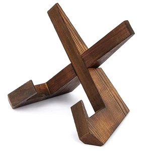 Supporto per ricettario da cucina in legno colore antracite per vassoio a livelli6585 - Foto 1 di 6