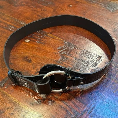 Ralph Lauren Black Patent Leather Belt size Large - Image 1 of 4