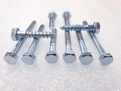 Ø 5mm 6mm 8mm Esagonale Vite Legno ✅✅ Acciaio Zincato din 571 Viti M5-M8 MM - Immagine 1 di 4