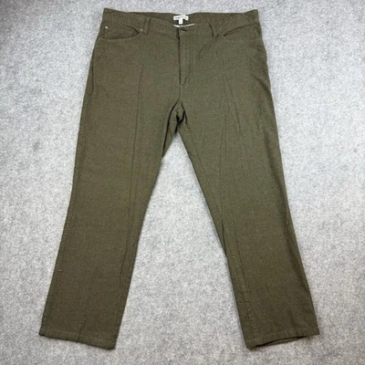 Pantalones Peter Millar Brevard Hombre 38 (38x27) Verde Rendimiento Franela Elástica Foto 1 de 4