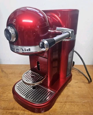 KitchenAid Artisan Nespresso Candy Apple Red Espresso Machine - Good Condition - Image 1 of 4