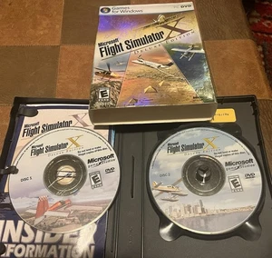 Microsoft Flight Simulator X Deluxe Edition (PC DVD, 2006) Windows, Complete - Picture 1 of 6
