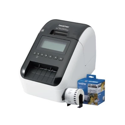 Brother QL-820NWBc-BC Thermal Label Printer Wi-Fi LAN Bluetooth DK-2205 Incl. - Image 1 of 4