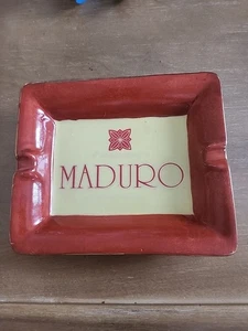 Maduro Aschenbecher Import, Zigarre, Zigarette, Tabak Keramik MCM Barware Vintage - Bild 1 von 17
