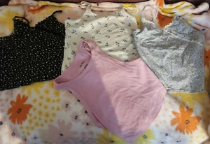 Set of 4 Girls Tank Tops Size 8 - Picture 1 of 9