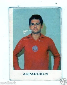 FIGURINA CARTONATA CALCIATORI EDIZIONI PERFETTI 1967 BULGARIA ASPARUKOV - Picture 1 of 1