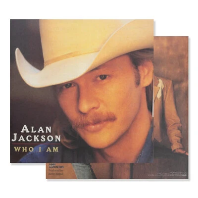 Alan Jackson Who I Am 180g Gold Galaxy Vinyl Record, Livin' on Love Gone Country - Image 1 of 4