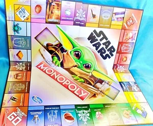 NUR SPIELBRETT für - Monolopy Star Wars 2020 Mandalorian Grogu Brettspiel - Bild 1 von 1