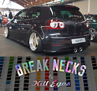 Break Necks Kill Egos stance Wipers Car Decal Vinyl Sticker Rear Window