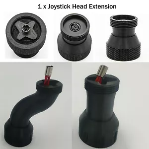 90/118 70/115 mm Ellbogen gerade Rohr Joystick Kopfverlängerung für Hotas Warzenschwein - Bild 1 von 17
