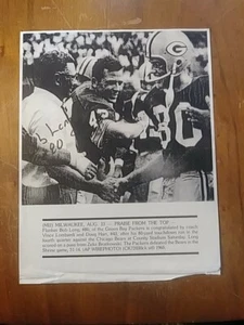 Bob Long 64-70 WR #80 Green Bay Packers Autographed 11x9" Photograph - Picture 1 of 1
