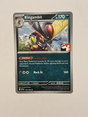Kingambit 134/198 Pokémon Prize Pack Series 3 Scarlet & violet variant D - Image 1 of 2