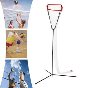 Volleyball Trainingsnetz Eisengestell Übungsnetz für Spiking Garten Outdoor NEU - Bild 1 von 11